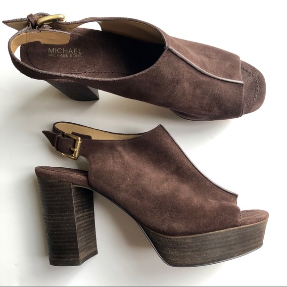 Michael Kors Shoes - Michael Kors Piper Chunky Heel SZ 11